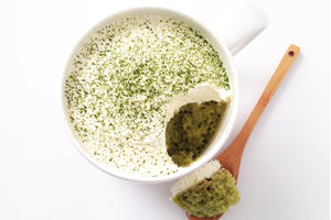 frances quinn's matcha mug cakes