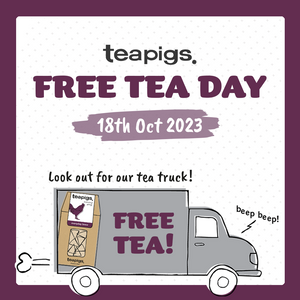 teapigs tea truck roaming around Hong Kong to pour free tea!
