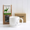 mug and tea bundle-stag mug and mao feng green tea bundle