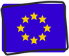 EUR currency flag