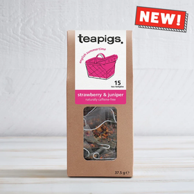 strawberry and juniper tea