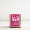 lychee and rose cold brew
